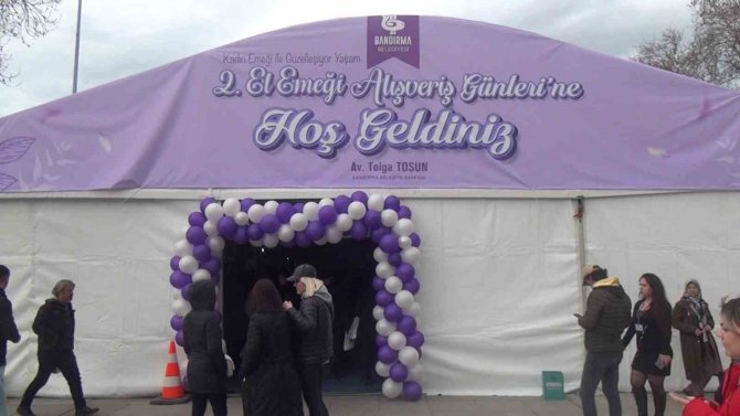 Bandırma’da 2.si Düzenlenen "El Emeği Alışveriş Günleri" Festivali Başladı