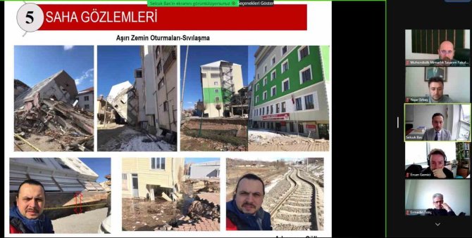 Barü’den Akademisyenler Deprem Bölgesindeki Yapısal Değişiklikleri Anlattı