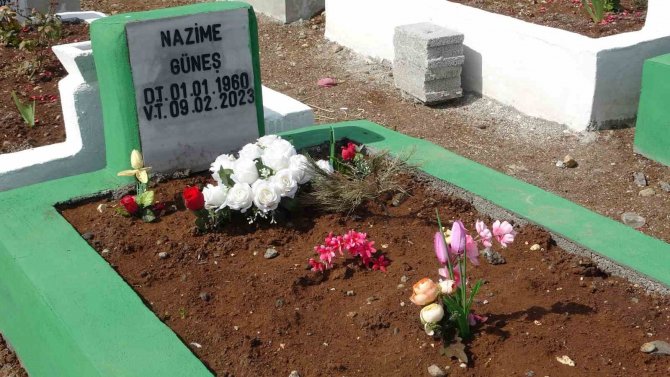 Depremde Hayatını Kaybedenlerin Yakınları Kadınlar Günü’nde Mezarlara Çiçek Bırakıp Gitti