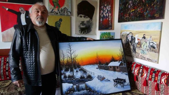 Dünya Kadınlar Günü Dolayısıyla Kütahya’da 65 Sanatçı 150 Eseriyle Karma Sergi Açtı