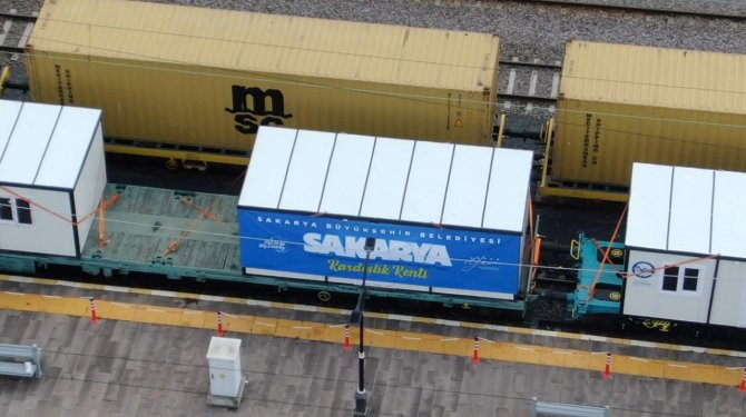 ‘Sakarya Kardeşlik Kenti’ İçin İlk Konteynerler İ̇skenderun’a Yola Çıktı