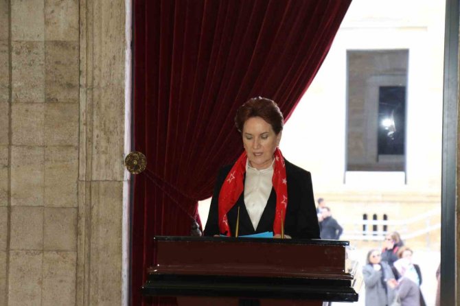 İ̇yi̇ Parti Lideri Akşener’in 8 Mart’ta İlk Durağı Anıtkabir Oldu