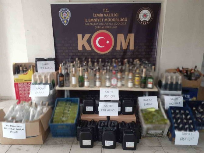 Eğlence Mekanlarına Sahte İçki Temin Eden Şebekeye Operasyon