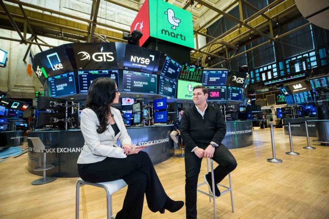 Martı, New York Borsası’nda Türk Bayraklarıyla Karşılandı