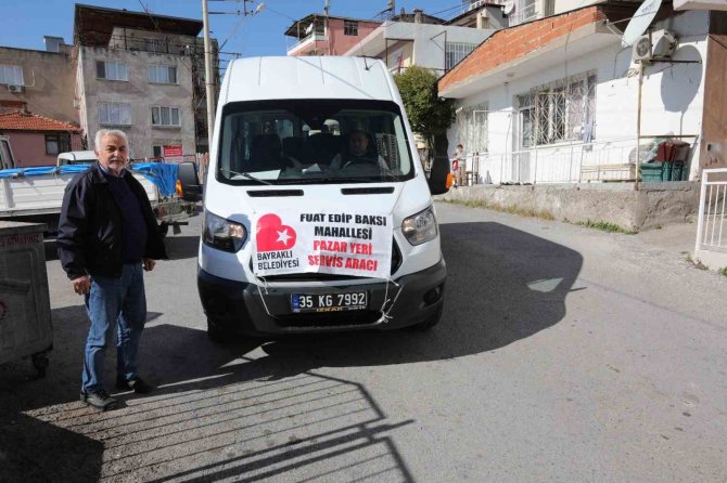 Bayraklı’da Ücretsiz Pazar Servisi Dönemi