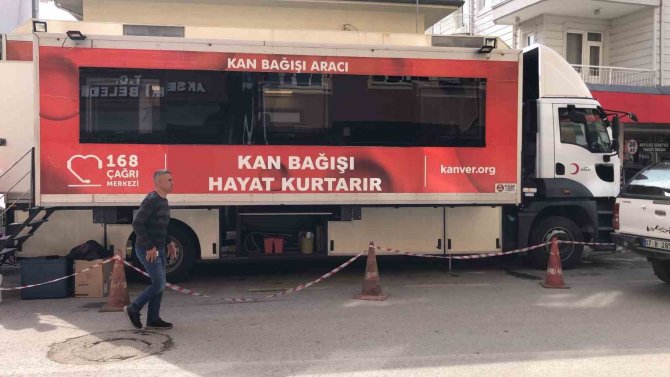 Türk Kızılay’ı Akseki’de Kan Topladı