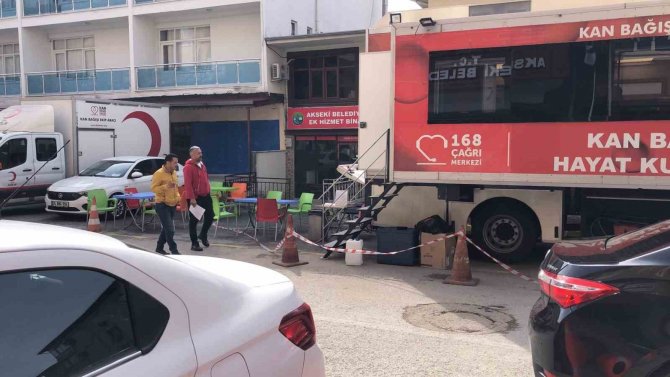 Türk Kızılay’ı Akseki’de Kan Topladı