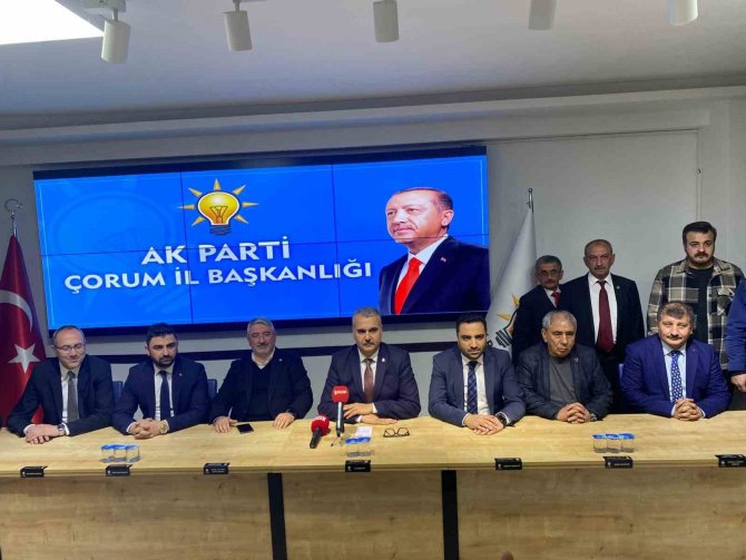 Ak Parti Çorum İ̇l Başkanı Ahlatcı Milletvekili Aday Adayı Oldu