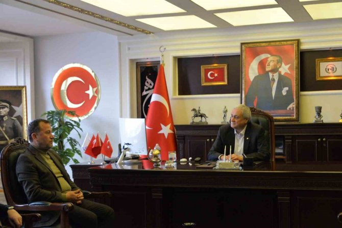 Karkamış Belediye Başkanı Doğan, Başkan Bakkalcıoğlu İle Bir Araya Geldi