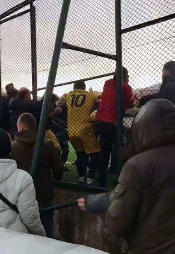 Amatör Küme Maçında Olay