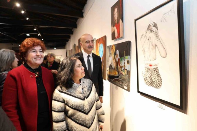"Ve-kadın Yeni Baştan" Sergisi Sanatseverlerle Buluştu