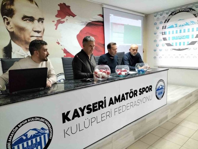 Kayseri U-15 Ligi Fikstür Çekimi Yapıldı