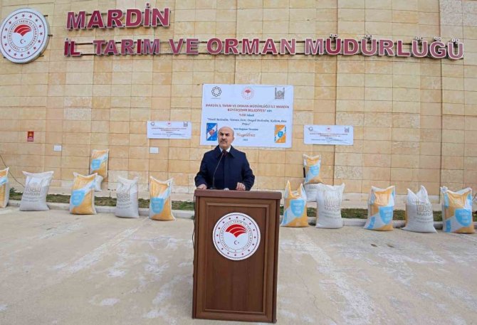 Mardin’de Yüzde 50 Hibe İle Çiftçilere 3 Bin Ton Yem Dağıtıldı