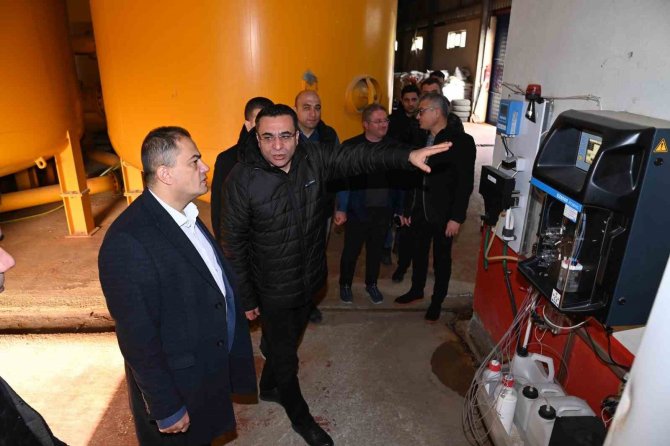 Aslay, Manisa’nın Kalbi Akpınar İ̇çme Suyu Tesisi’ni İnceledi