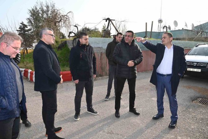 Aslay, Manisa’nın Kalbi Akpınar İ̇çme Suyu Tesisi’ni İnceledi