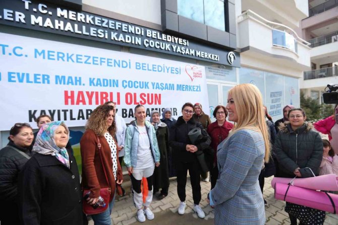 Merkezefendi’de Yeni Bin Kadın Çocuk Yaşam Merkezi Açıldı