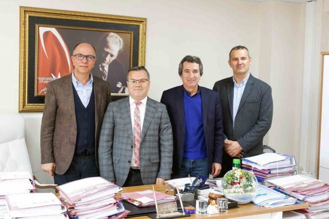 Mermercilerden Asliye Ticaret Mahkemesi Ve Vergi Dairesi Başkanına Ziyaret