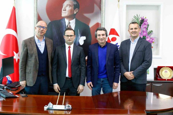 Mermercilerden Asliye Ticaret Mahkemesi Ve Vergi Dairesi Başkanına Ziyaret