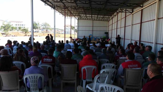 Yangın Personeli İ̇şbaşı Eğitiminde İken Gelen Yangın İhbarı, Ekipleri Harekete Geçirdi