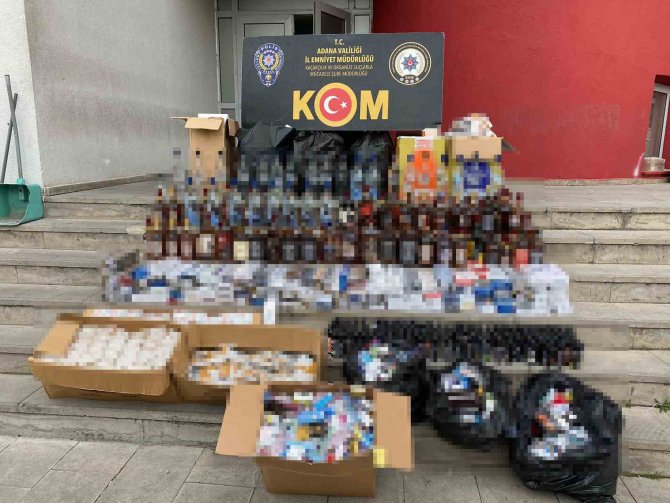 Adana Polisinden Kaçakçılık Operasyonu