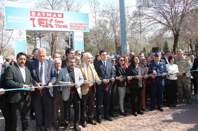 Depremzedeler İçin Batman ‘Tek Ses, Tek Yürek’ Oldu