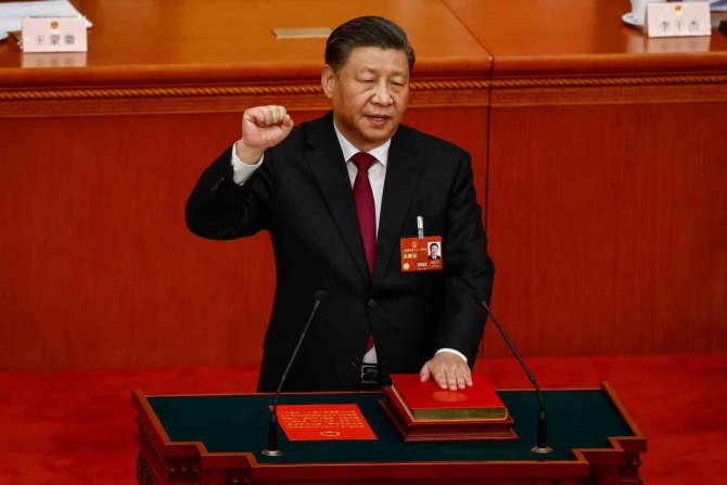 Çin’de Xi Jinping, 3’üncü Kez Devlet Başkanı Oldu