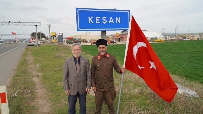 Dededen Toruna Vefa İçin 5. Kez Yürüyen Gümüş, Keşan’a Ulaştı