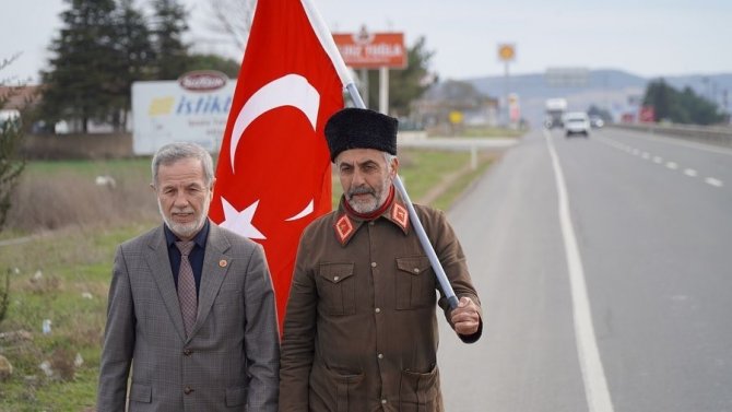 Dededen Toruna Vefa İçin 5. Kez Yürüyen Gümüş, Keşan’a Ulaştı