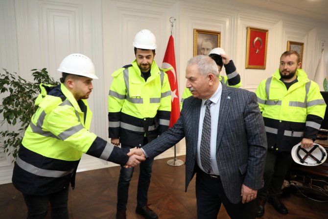 İ̇lkadım Hasar Tespit Çalışmaları İçin Teknik Ekibi Deprem Bölgesine Gönderdi