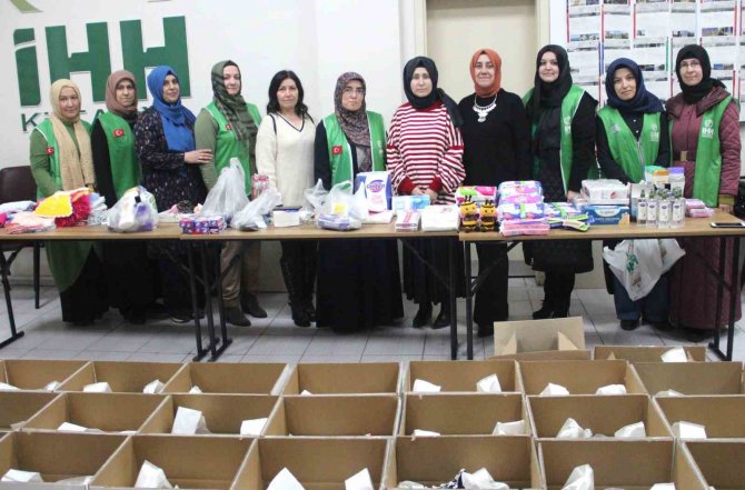 Kütahya’dan Depremzede Kadınlara Hijyen Seti