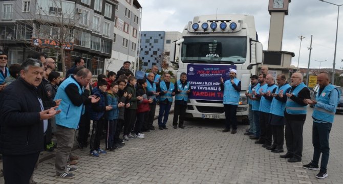 Tavşanlı’dan Kahramanmaraş’a 26 Ton Kuru Bakliyat