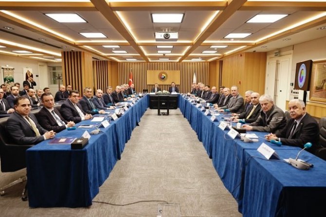 Bakan Nebati, Tobb Yönetimiyle Bir Araya Geldi