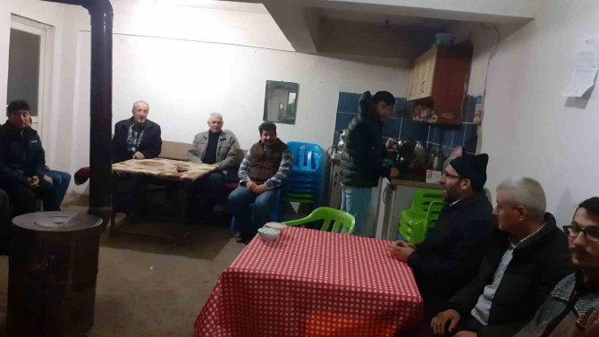 Hisarcık’ta Yatsı Namazı Buluşması Ve Kahvehane Sohbeti