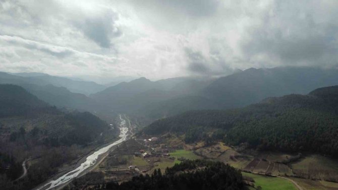 Ilgaz Dağı’nın Eteklerinde Mest Eden Sis Manzarası