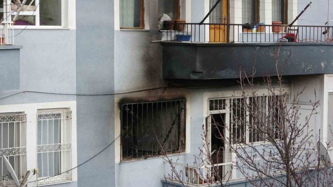 8’inci Kattan Düştü Ölmedi, Yangında Can Verdi