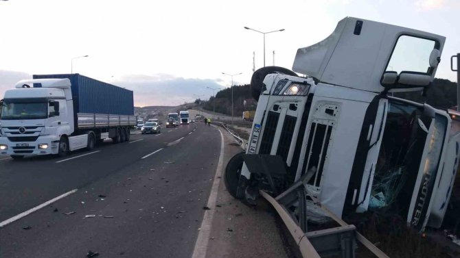 Çekici Yoldan Çıktı, 1 Kişi Yarandı