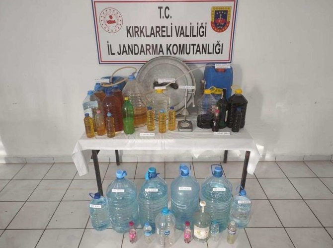 Kırklareli’de Sahte İçki Operasyonu
