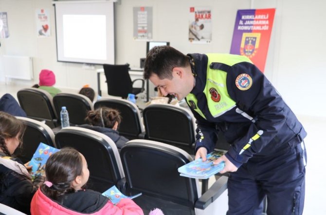 Kırklareli’de Öğrencilere Trafik Eğitimi