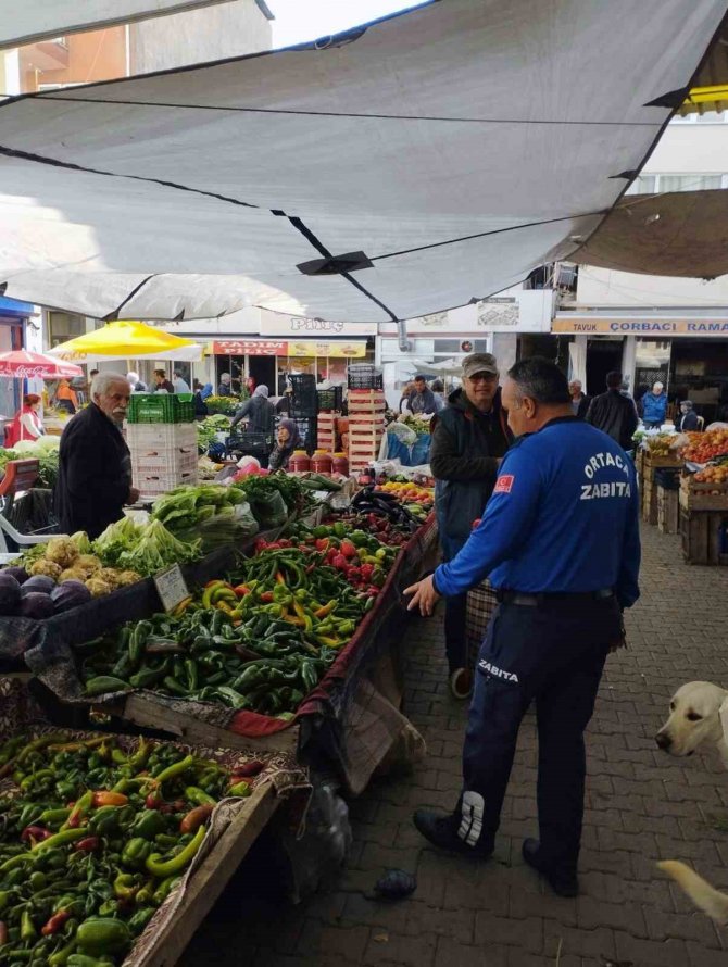 Ortaca Zabıtasından Pazarda ‘Etiket’ Denetimi