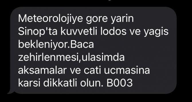 Sinop’ta Hafta Sonu İçin Lodos Ve Fırtına Uyarısı