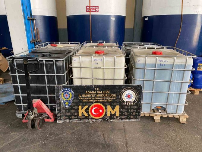 Adana’da 59 Bin 900 Litre Kaçak Akaryakıt Ele Geçirildi