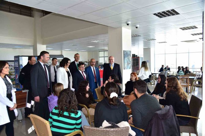 Baün Rektörü Oğurlu Üniversite Hastanesinde