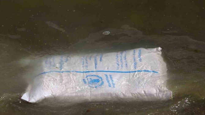 Feribottan Van Gölü’ne Düşen Vagonların İçindeki Torbalar Sahile Vurdu