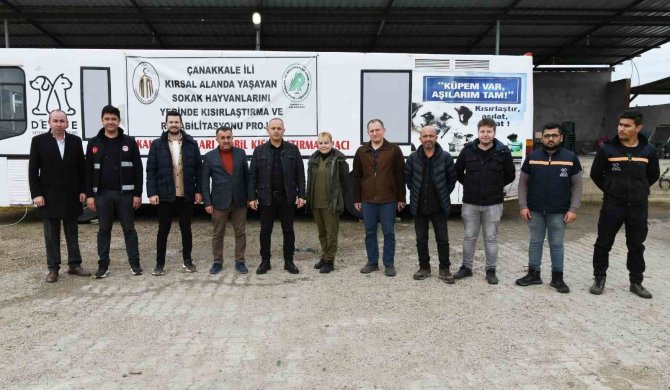 Çanakkale’de Kırsalda 10 Bin Sokak Hayvanını Kısırlaştırma Çalışmaları Sürüyor