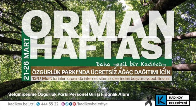 Daha Yeşil Kadıköy İçin Ücretsiz Ağaç Dağıtımı