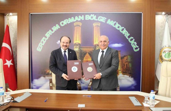 Obm İle Etü Arasında “Üniversite Kampüs Alanının Ağaçlandırılması” Protokolü İmzalandı