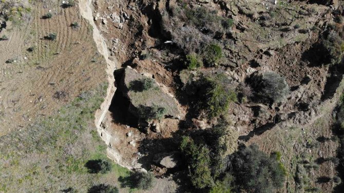 Hatay’da Dev Fay Yarıkları Ve Çukurlar Ağaçları Yuttu