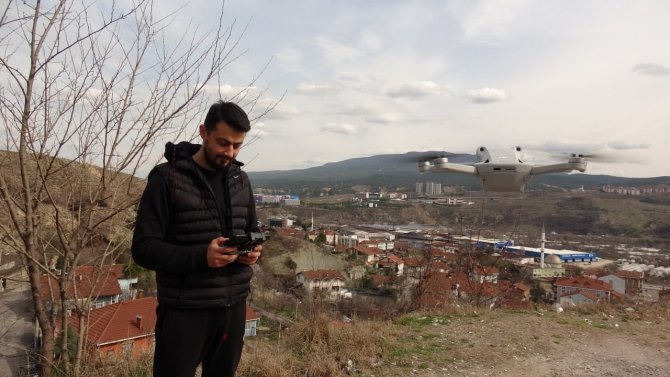 Şahin Drona Saldırdı