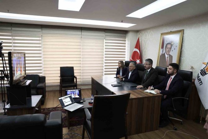 Başkan Büyükkılıç, Ak Parti Genişletilmiş İ̇l Başkanları Toplantısına Video Konferans İle Katıldı