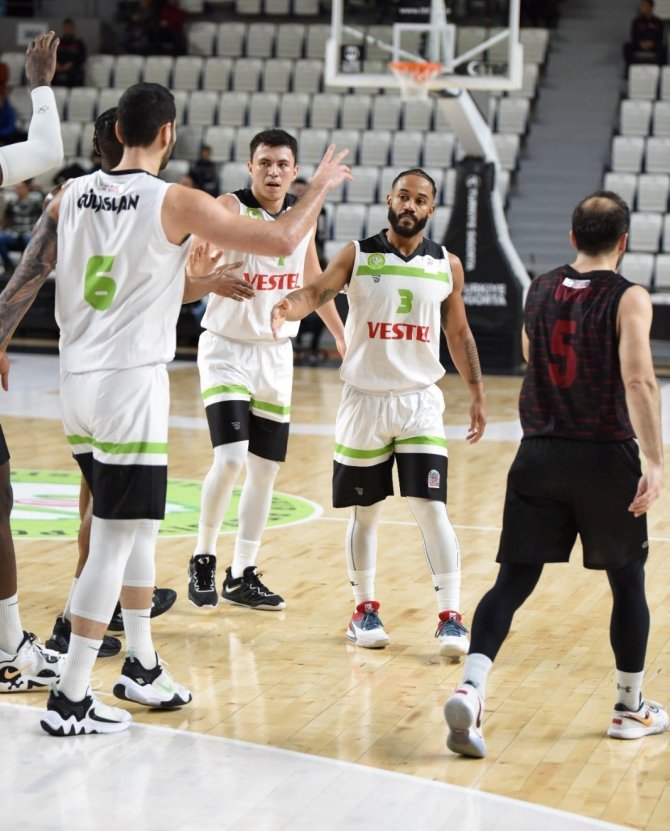 Basketbol Süper Ligi: Manisa Bbsk: 69 - Gaziantep Basketbol: 65